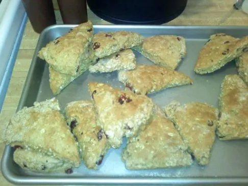 Haferflocken-Cranberry-Walnuss-Scones