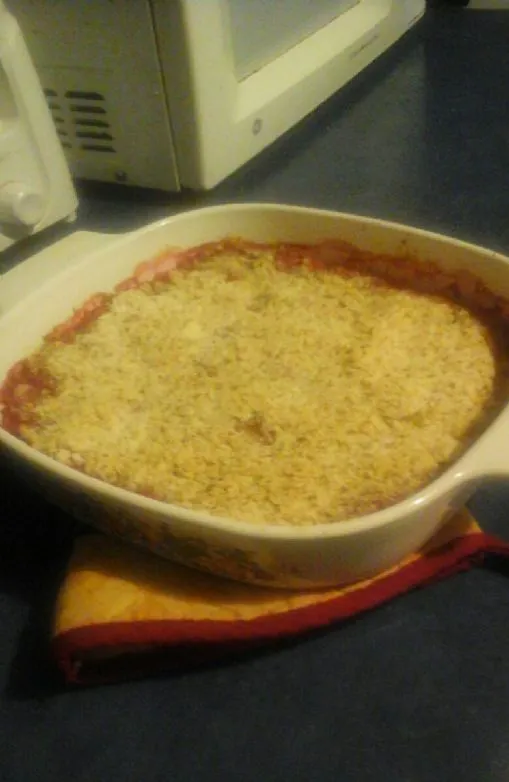 Rhabarber-Crisp low carb