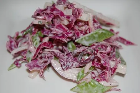 Leichter und cremiger Krautsalat