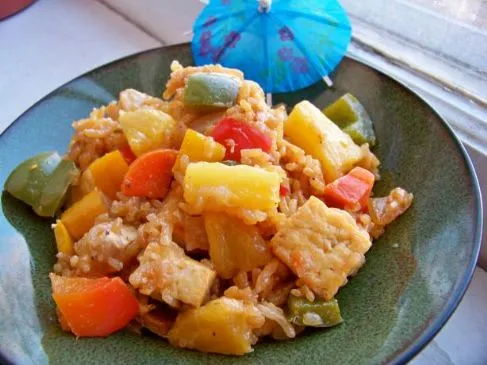 Hawaiianisches Pfannengericht ohne Reis