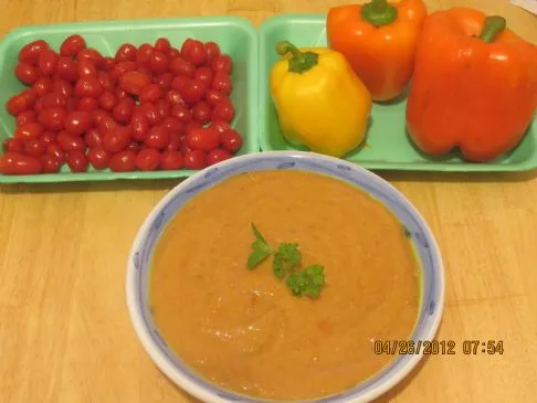 Orange Linsensuppe