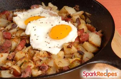 Einfache & günstige Corned Beef Hash