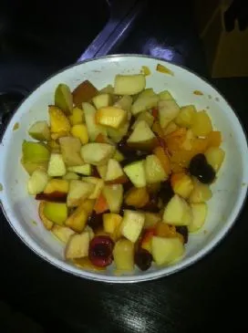 Fruchtige Obstsalat