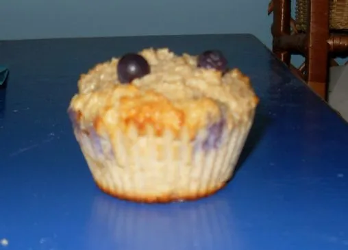 Blaubeer-Hafer-Protein-Muffins