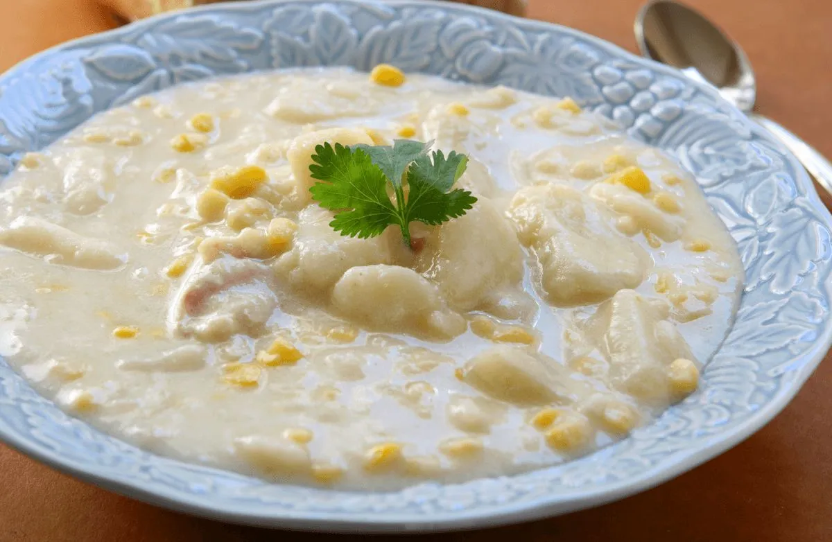 Hühnchen-Mais-Chowder