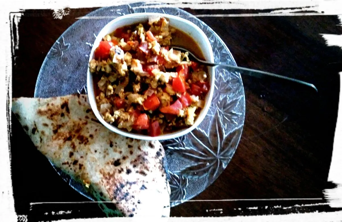 Indisches Hüttenkäse-Rührei