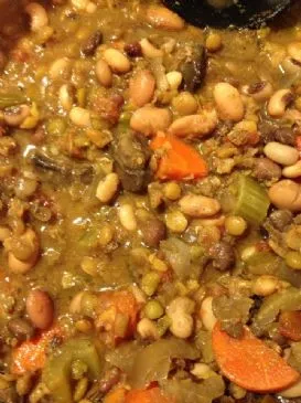 Bohnen-Rindfleisch-Eintopf (Eintopf / Suppe)