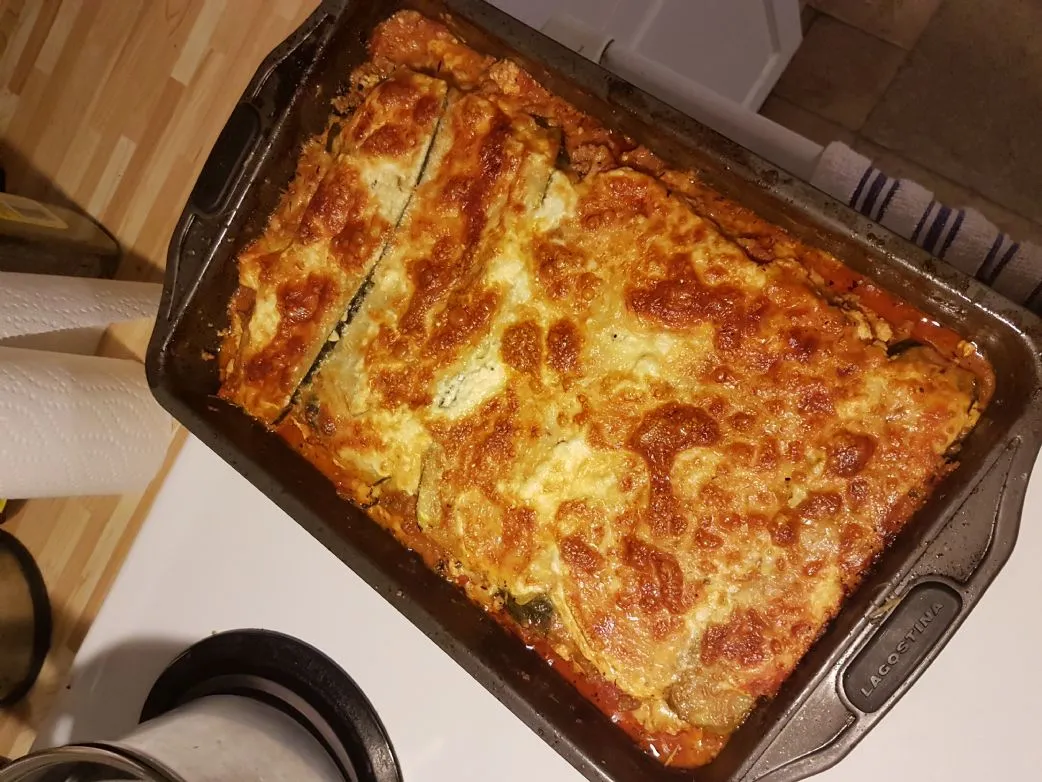 Leichte Lasagne