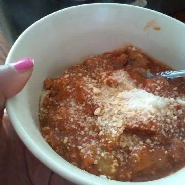 Auberginen- und Hähnchen-Parmesan-Pasta