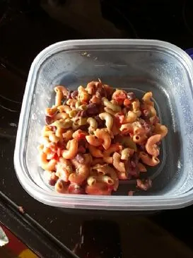 Schwarze Bohnen-Käse-Pasta