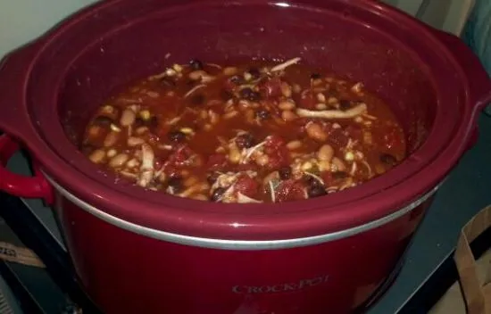 Crockpot-Hühnchen-Taco-Chili
