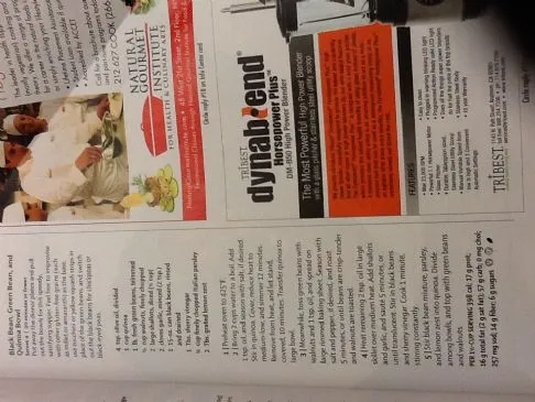 Schwarze Bohnen, grüne Bohnen und Quinoa-Bowl