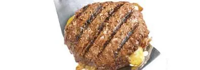 Gefüllte Cheddar-Burger