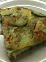 Frittata mit Gurke und Kartoffeln
