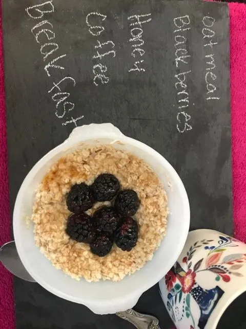 Brombeer-Haferbrei