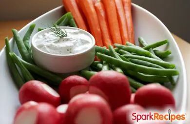 Gesunder Knoblauch Ranch Dip