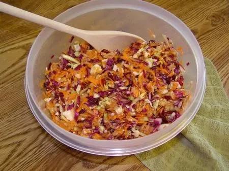 Rotkohl-Slaw