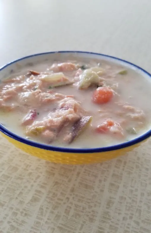Lachs-Chowder