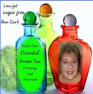 Orientalischer grüner Tee mit Zitrus-Dressing/Marinade