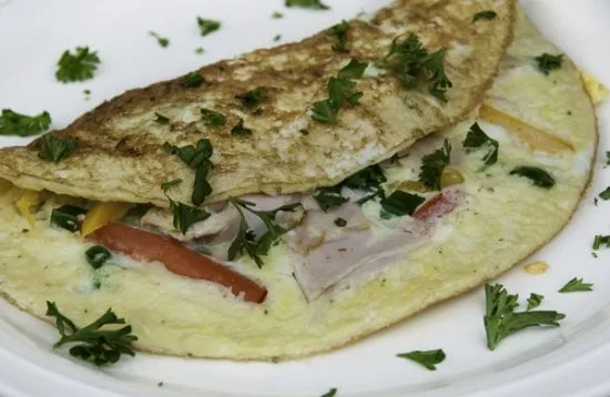 Einfache und grundlegende Eiweißomelette