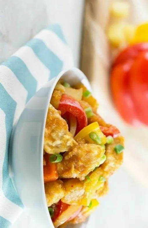 Süß-saures Hähnchen