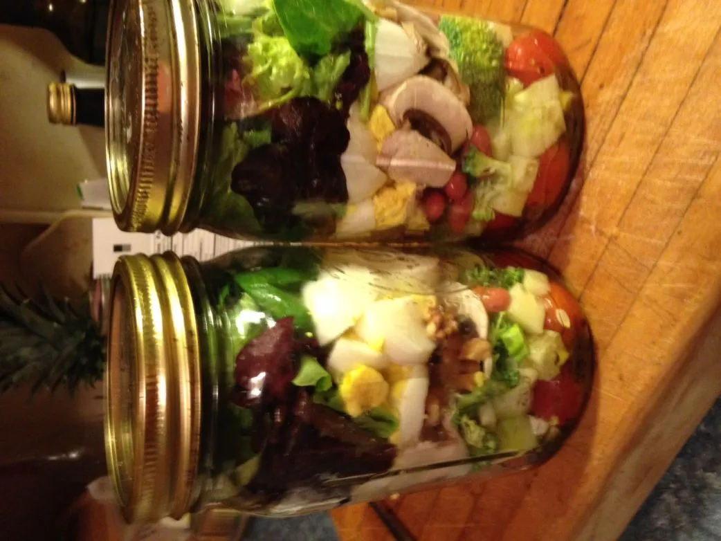 Großer Jar Salat