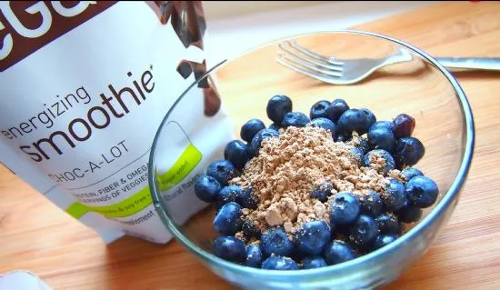 Protein-Blaubeeren (Schokolade)