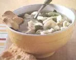 Hühnchen-Tortellini-Suppe