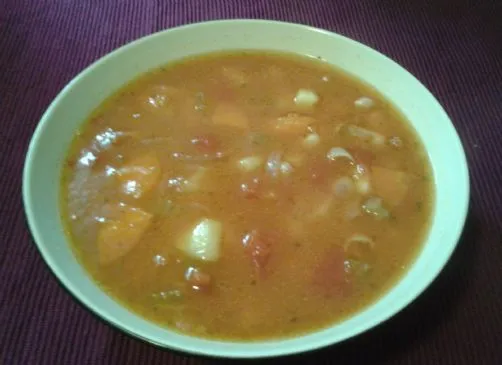 Weiße Bohnensuppe