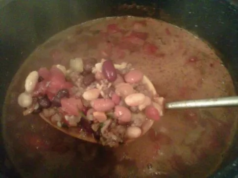 4-Bohnen vegetarisches Rezept