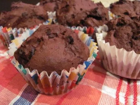 Schokoladenstückchen-Kürbis-Muffins