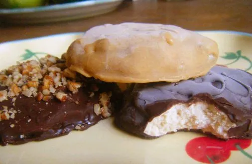 Gesunde Eis-Sandwiches