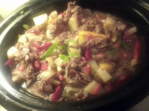 Langsam gekochter Rinderschmortopf