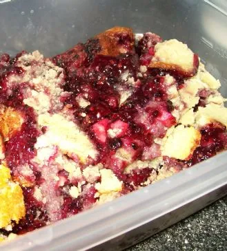 Zuckerfreier Brombeer-Cobbler mit Xylit