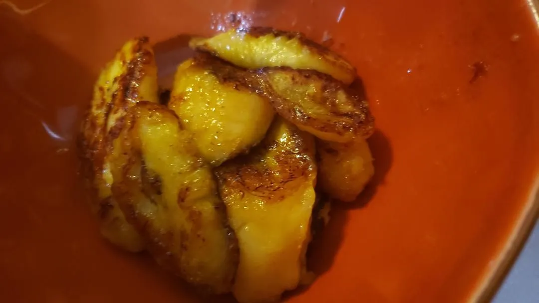 Gebratene Süße Kochbananen