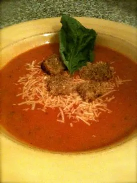 Tomaten-Basilikum-Suppe