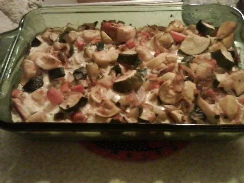 Sommergemüse-Strata