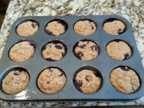 Blaubeer-Hafer-Muffins