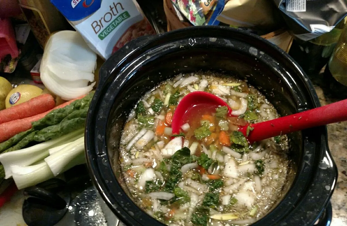 Grünkohl-Süßkartoffelsuppe