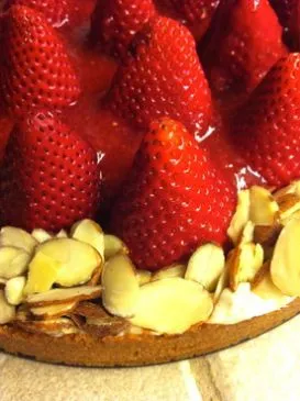 Erdbeer-Mandel-Tarte