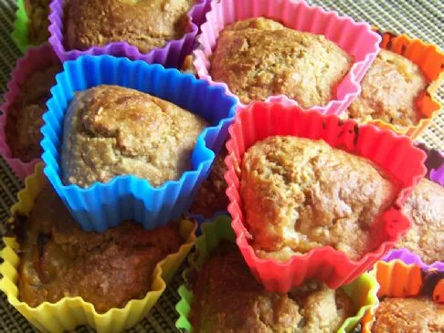 Kevs Pfirsich-Kokos-Bran-Muffins