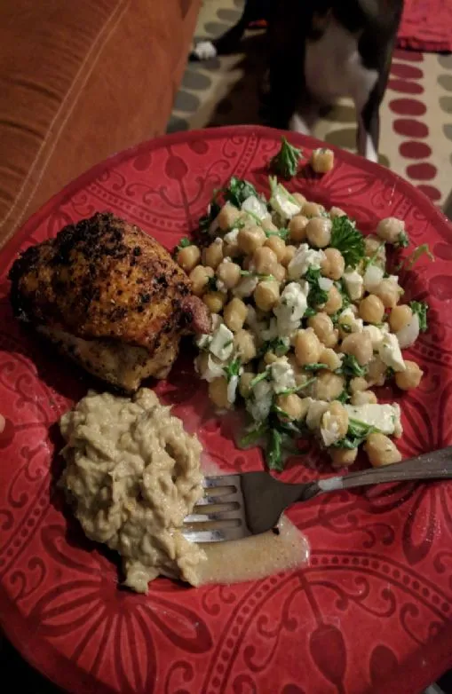 Kichererbsen-Feta-Salat