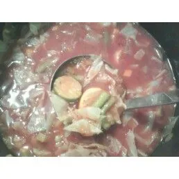 Gemüsesuppe aus dem Garten