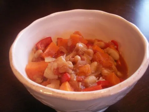 Süßkartoffel-Chili-Eintopf