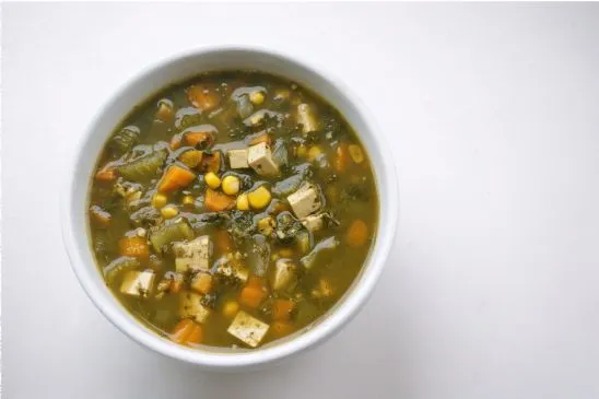 Barcelona-Suppe mit Tofu