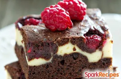 Himbeer-Cheesecake-Brownies