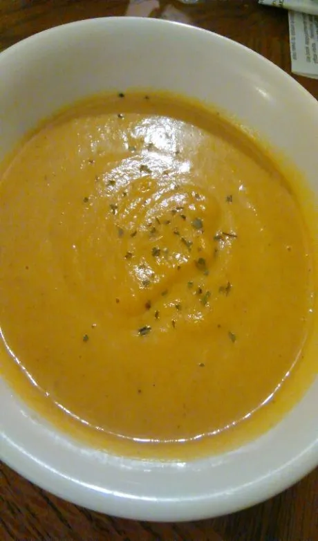 Kürbis-/Butternut-Kürbis-/Apfel-Curry-Suppe