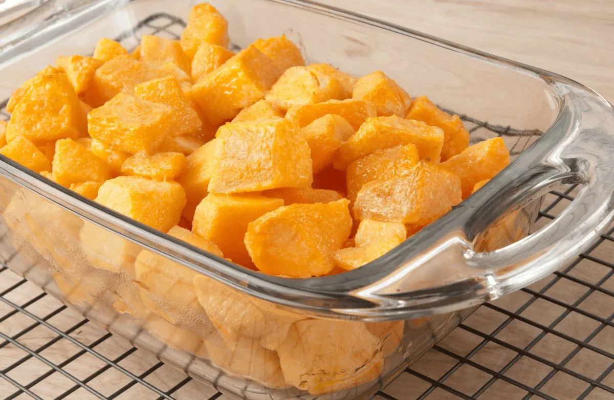 Gebackener Butternusskürbis