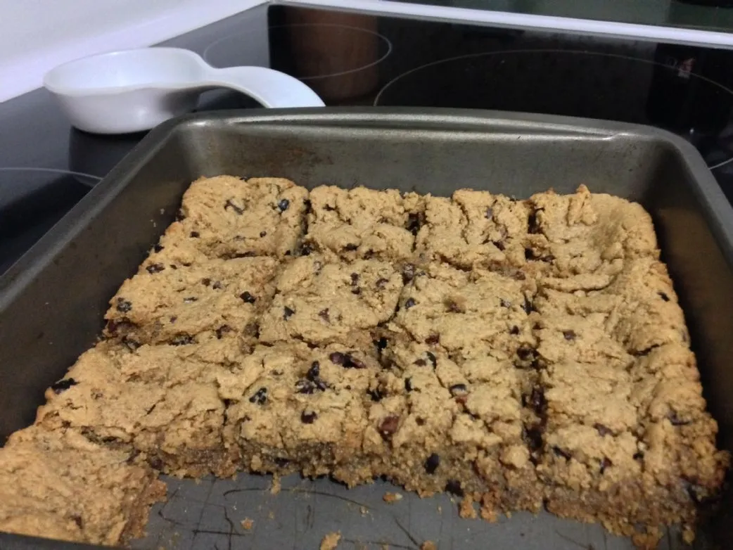 Schokoladen-Erdnussbutter-Riegel