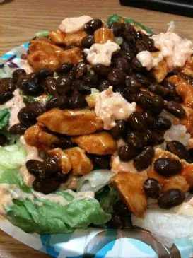 Hühnchen-Taco-Salat